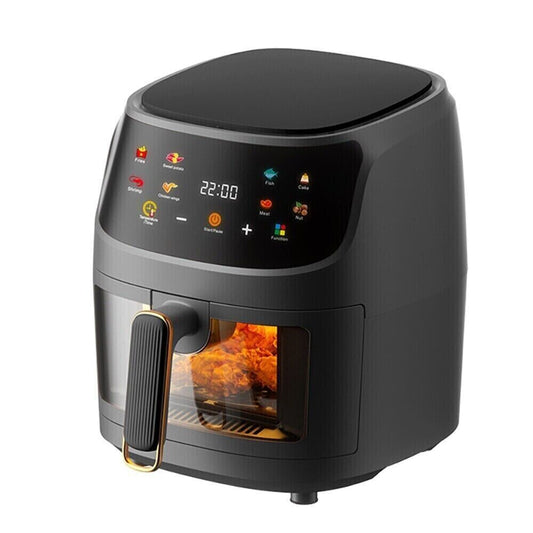 DBL MAX 5-Litre Digital Touch Screen Air Fryer in Grey